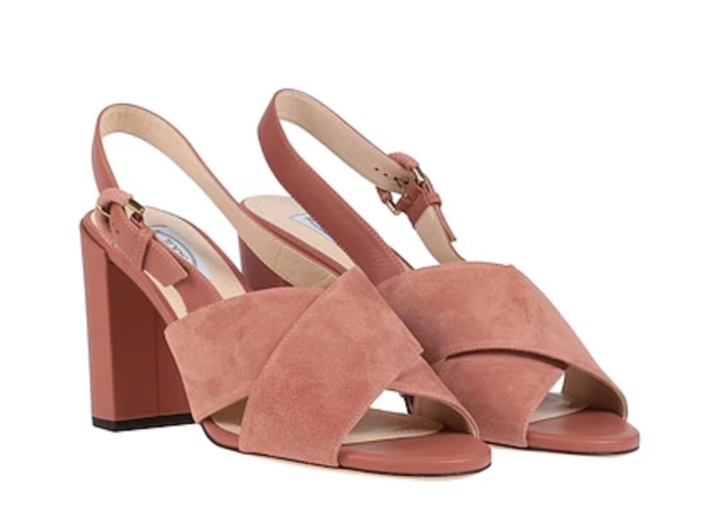 Tod's Suede Slingback Sandals in Antique Rose Size 40/ US 10 Designer